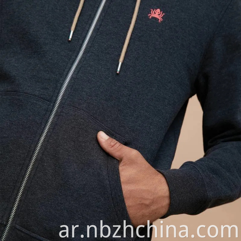 Mens Melange and Sherpa Bonded Fleece Hoodies